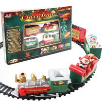 跨境供应圣诞电动轨道车玩具仿真迷你小火车儿童电动汽车玩具新款