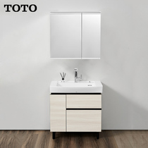 TOTO卫浴浴室柜组合轻奢风陶瓷一体盆洗脸盆柜 LBEA060（06-D）
