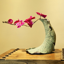 创意中日式花瓶艺术干花插花复古家居饰品工艺花器小花瓶客厅摆件
