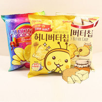 卡乐比韩国进口海太蜂蜜黄油薯片奶酪味薯条礼包膨化休闲零食60g
