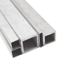 定制304不锈钢管方管矩形管扁管拉丝管支架管型材不锈钢方管