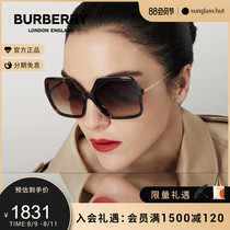 BURBERRY/博柏利墨镜女夏防晒眼镜时尚潮大框显瘦太阳镜0BE4324F
