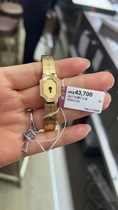 香港六福珠宝专柜18K金黄金玫瑰金带锁钻石手镯男女款手镯