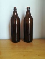 成箱出售.新款1000毫升棕色玻璃瓶啤酒瓶.空瓶汽水瓶饮料瓶红酒瓶