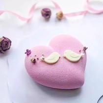 8连法式家用情人节爱心形冰激凌慕斯蛋糕甜品糕点烘培手工皂模具