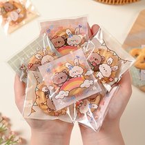 饼干包装袋雪花酥自封袋曲奇烘焙单独小的蔓越莓纽扣糖果袋子自粘