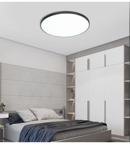 贵派超薄LED卧室灯现代防水三防吸顶灯圆形厨房卫生间过道走廊灯