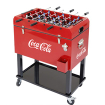 可口可乐 桌面足球 手推车冷藏箱二合一 Foosball ice Cooler