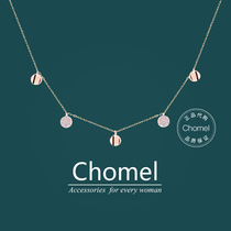 新加坡chomel项链官方纯银锁骨链女小众品牌设计感官网简约气质潮