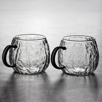 耐热玻璃水杯子 家用客厅茶杯套装 耐高温可微波炉牛奶杯