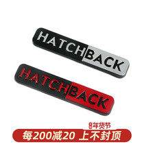适用于领克02车尾标HATCHBACK尾标贴个性装饰贴尾门标改装贴片