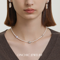 赵磊同款Onchic X Oriel萦回项链天然珍珠项链女小米珠锁骨链轻奢