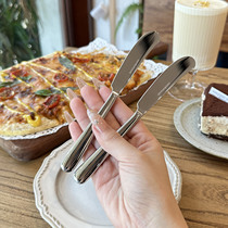 日式不锈钢黄油刀牛油刀抹刀涂抹果酱刀奶酪甜品刀奶油刀家用刮刀