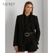 Lauren/拉夫劳伦女装 经典款细条纹斜纹布西装外套RL61299