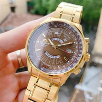 正品Orient东方双狮万年历手表FEU07003TX男自动机械防水手表