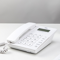 得力779电话机免电池办公商用家用有线座机有绳单机来电显示固定电话办公座式机  黑白两色可选