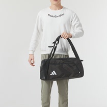 阿迪达斯单肩包男包女包运动包黑色手提包拎包挎包休闲背包行李包