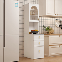 家用窄型置物餐边柜一体冰箱厨房边柜夹缝储物橱柜客厅收纳高柜