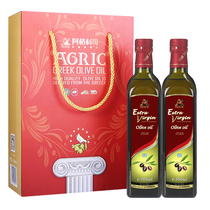 阿格利司希腊原进口特级初榨橄榄油500ml×2礼盒企业团购福利
