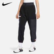 Nike耐克女装裤子新款束脚拼接健身休闲运动长裤FB8682-010