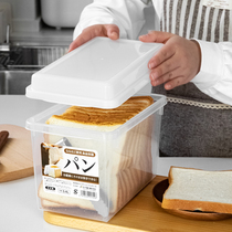 日本进口正品 SANADA面包盒保鲜盒冰箱食物收纳盒食品储存盒 3.4L