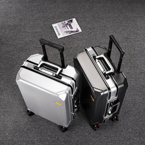 新款行李箱铝框24寸pc旅行箱密码学生拉杆箱男20寸轻便坐人22寸