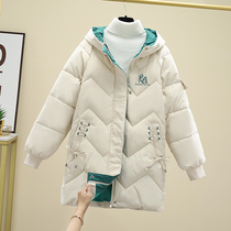 羽绒棉服女中长款冬季2023年新款宽松百搭小个子加厚棉衣棉袄外套
