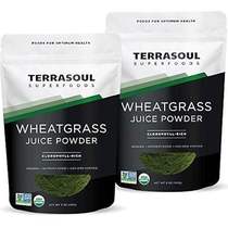 Terrasoul Superfoods Organic Wheat Grass Juice Powder， 10