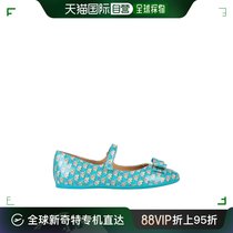 香港直邮潮奢 Salvatore Ferragamo 菲拉格慕 女童芭蕾舞鞋童鞋