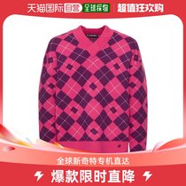 香港直邮潮奢 Acne Studios 男士Kwan羊毛混纺针织V领毛衣