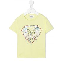KENZO 黄色男童T恤 K15552-521
