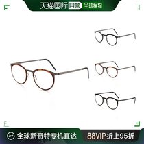 香港直邮LINDBERG林德伯格眼镜框男姜文同款9704复古圆形钛眼镜架