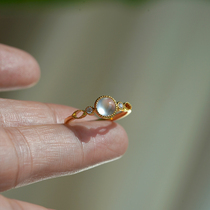 良器艺术| 天然A货翡翠戒指女 18K金翡翠玻璃种蕾丝款冰种戒指