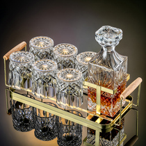 威士忌酒杯酒樽套装洋酒杯水晶玻璃高端高档创意酒具酒壶杯架家用