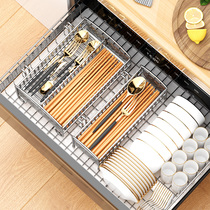消毒柜筷子盒304不锈钢厨房筷笼家用筷子篓筷子筒快子勺子收纳盒