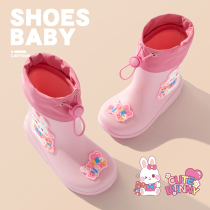 儿童雨鞋男童女童防滑雨靴学生小童宝宝幼儿水鞋防水小孩女款胶鞋