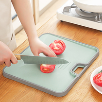 日本切水果专用板砧板加厚双面切菜板厨房家用食品级防霉塑料案板