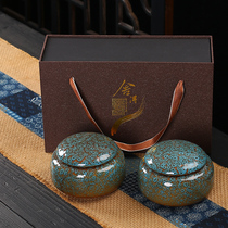 茶叶礼盒空盒半斤装通用包装盒空盒子陶瓷茶罐高档定制红茶绿茶罐
