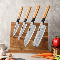 信作菜刀套装厨房刀具5件套装西餐料理套刀切片刀专业厨师刀套刀