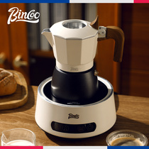bincoo双阀摩卡壶小号2人份煮意式浓缩咖啡高温萃取家用咖啡器具