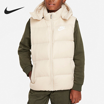 Nike/耐克正品冬季新款大童保暖连帽运动羽绒马甲DZ9728
