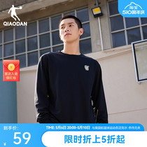 中国乔丹运动长袖t恤男2024新款宽松美式篮球训练服男子上衣健身
