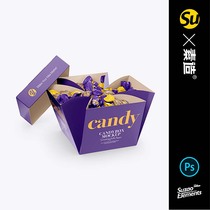 超市糖果巧克力包装盒模型展示ps样机礼物盒yellowimages素材代下
