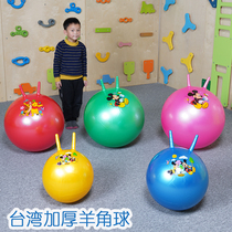 台湾羊角球儿童感统训练器材幼儿园宝宝跳跳球运动器械弹力玩具