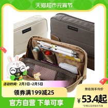 包邮日本国誉kokuyo多功能笔袋笔筒多层可变型文具盒袋收纳包手提