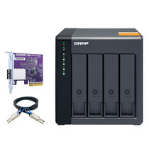 QNAP威联通TL-D400S塔式4盘位硬盘柜nas扩容箱硬盘阵列柜DAS扩充设备nas