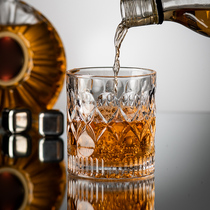 威士忌酒杯家用奢华玻璃杯欧式水晶啤酒杯子创意小酒吧酒具洋酒杯