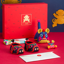 王的手创 新生儿礼盒婴儿用品套装初生满月纪念周岁礼物宝宝中国