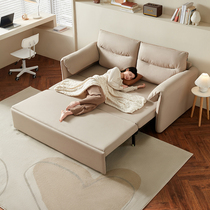 【门店】全友家居布艺沙发床易清洁科技布可折叠小户型沙发111032