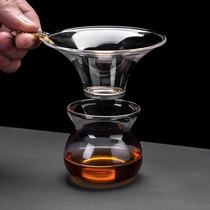 玻璃茶漏茶滤功夫茶过滤网创意茶道配件零配滤茶器 茶具家用套装